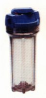 Ametek Slim Line Filter Housing, 1/4 #5 CLEAR WO