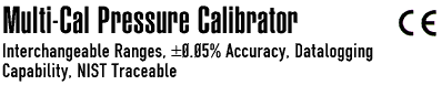 Multi-Cal Pressure Calibrator