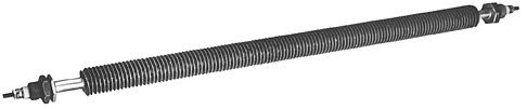 Finned Tubular Heater - Straight