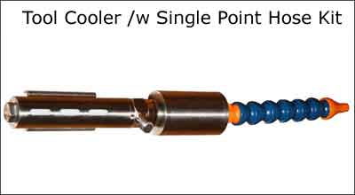 Tool Cooler with Single Hose